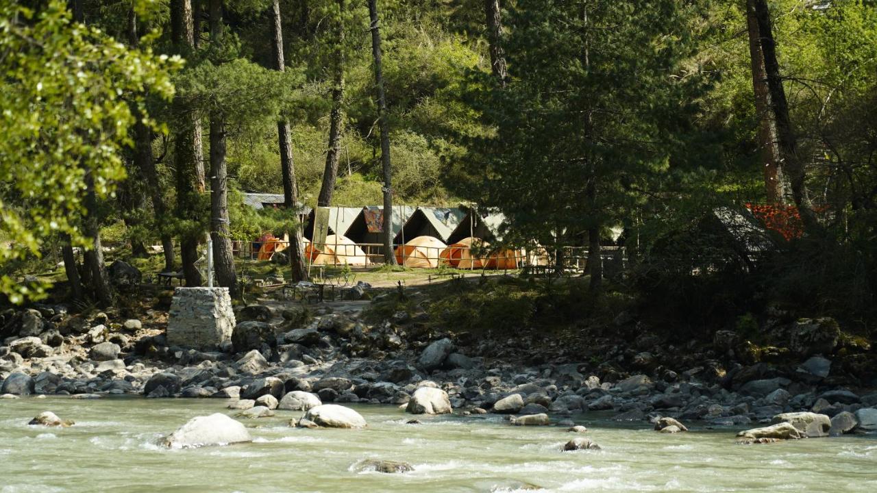 Himtrek Riverside Camps, Kasol Exterior foto